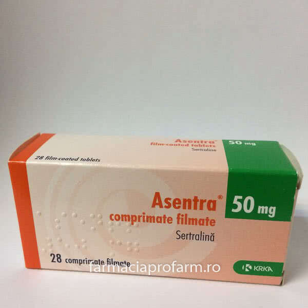 Asentra 50 mg x 28 compr.film - Medicament - Farmacia Profarm