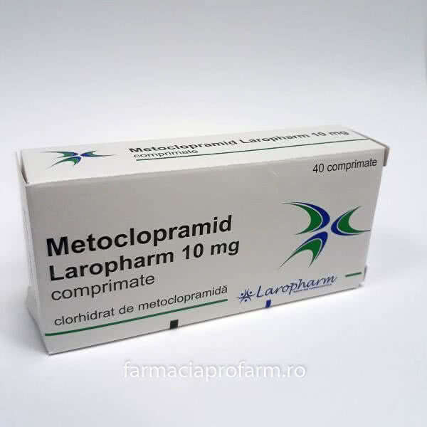 dye In quantity Scandalous METOCLOPRAMID LAROPHARM x 40 COMPR. 10mg LAROPHARM S R L - Medicament -  Farmacia Profarm