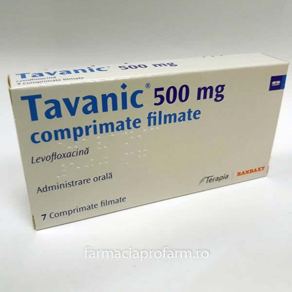 Logically regardless of Flourish TAVANIC 500 mg x 7 COMPR. FILM. 500mg TERAPIA S A - Medicament - Farmacia  Profarm